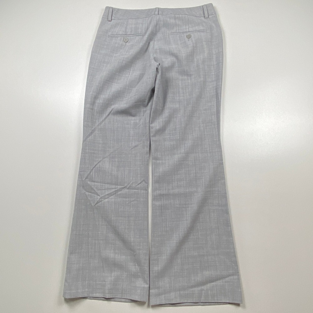 Express Design Studio Editor Gray Crosshatch Wide Leg Dress Pants Size 4S Short - Picture 2 of 7